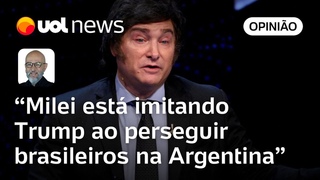 Milei está imitando Trump e comete erro de avaliação com Brasil na economia, diz Josias de Souza