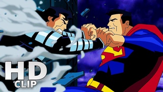 Black Suit Superman vs. Cloned Superman | Superman: Doomsday