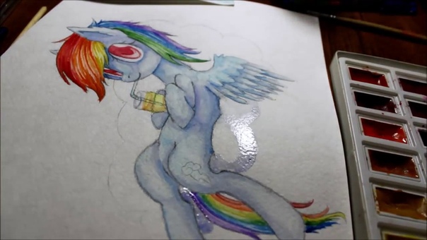 MLP How I draw Rainbow