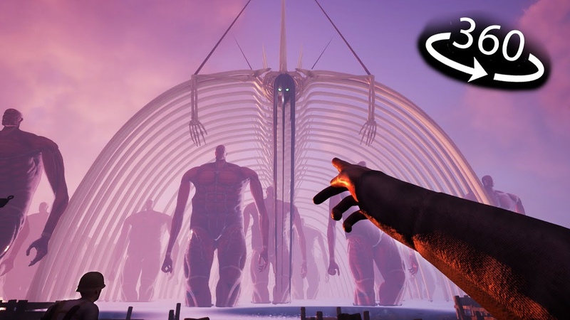 360 POV The Rumbling arrives, Eren crushes Global Alliance in Marley, Attack on Titan