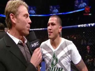 Benson Henderson vs Anthony Pettis - WEC 53 - The Kick + Post-Fight Interview