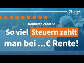 So viel Steuern zahlen Rentner bei   /   /   /   Rente!