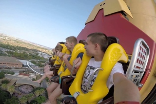 Spain. PortAventura. Hurakan Condor. 2014