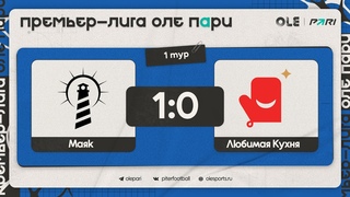 Маяк - Любимая Кухня 1:0 | Обзор матча
