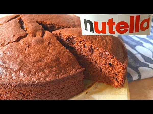 Шоколадный пирог Нутелла Пирог с шоколадной пастой, Nutella