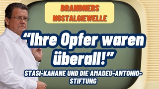 Stasi-Kahane und die Amadeu-Antonio-Stiftung: Ihre Opfer waren berall!