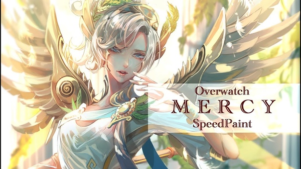 Speedpainting Nike, Goddess of Victory Mercy ( Overwatch) by The