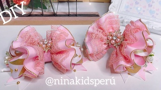 Lazo MIRANDA 🎀🤩 maravillosos lazos que pues realizar y vender muchos 🫶🏽 ideas para ti