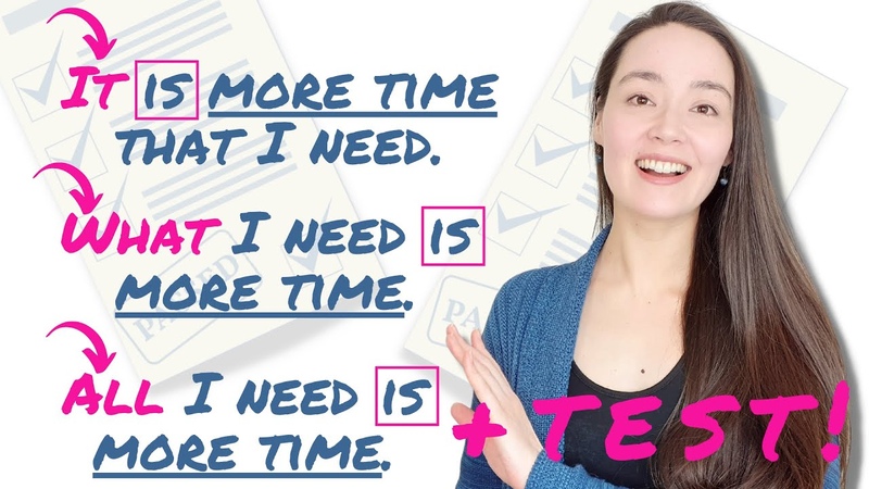 CLEFT SENTENCES, advanced complex sentences in English +