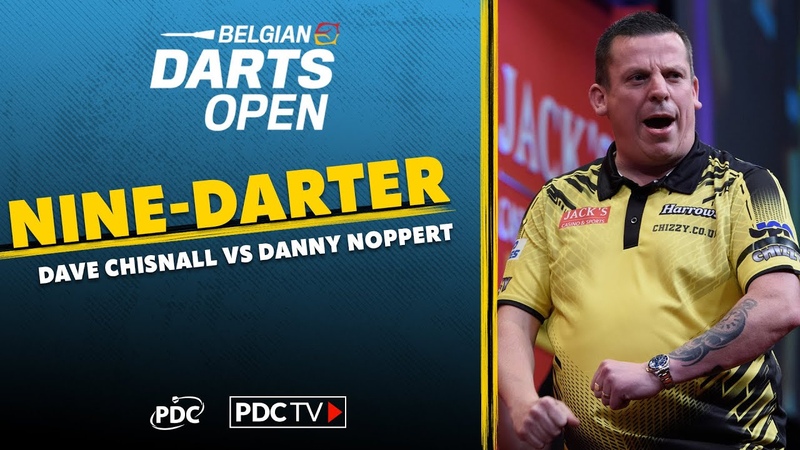 NINE DARTER Dave Chisnall vs Danny Noppert, 2022 Belgian Darts