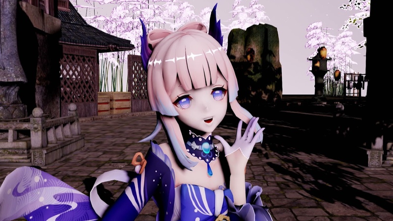 IVE (아이브) ELEVEN, Genshin Impact MMD, Sangonomiya