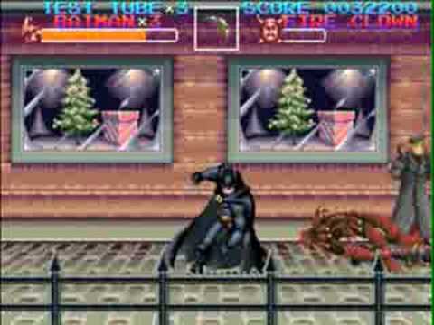 Batman Returns ( SNES) Mania Run Scene