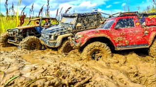 RC Car MUD Bogging Videos Magic 11 Cars Competition Part 4