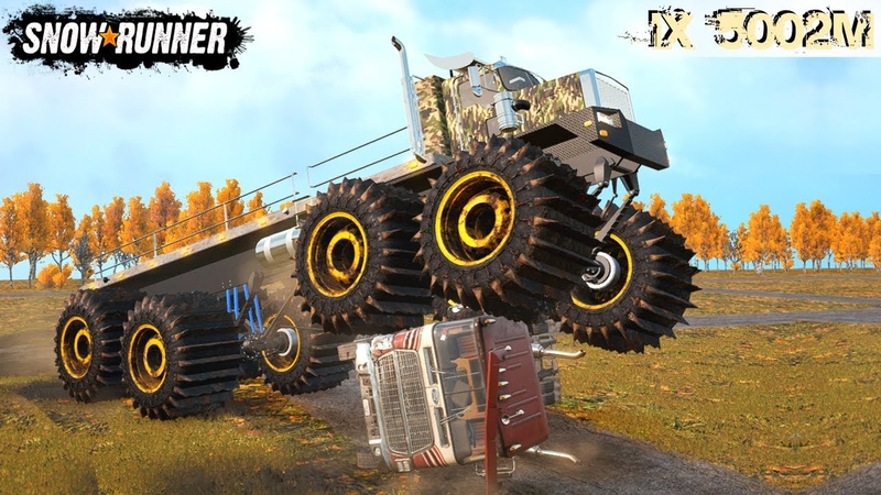 Snow Runner i X 5002 M Monster Destroying An