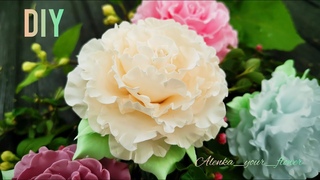 Они прекрасны!!!🌹 Они шикарны!!!🌹 Гофрированные розочки из зефирного фоамирана🌹🌹🌹