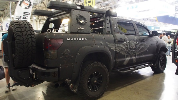 Toyota Tundra Crew Max Cab Pirat Marines Offroad Tuning Moscow Offroad Show