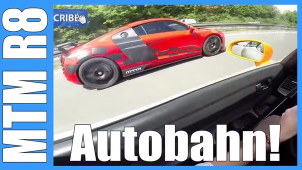 606 HP Audi R8 V10 Spyder MTM FAST On Board, POV