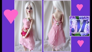 Sewing the Soft Whisper Doll Gown for Evangeline