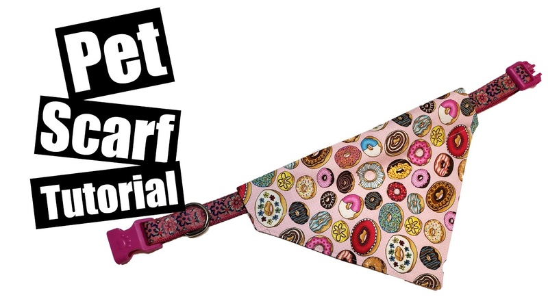 Pet Collar Scarf sewing tutorial free