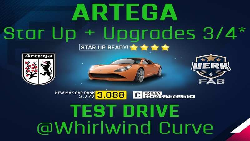 Asphalt 9, Artega Scalo Superelletra, Star Up, Upgrades 3 4 , Test Drive Whirlwind