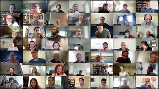 Stephen Wolfram visits RWRI 18 (Summer Workshop)