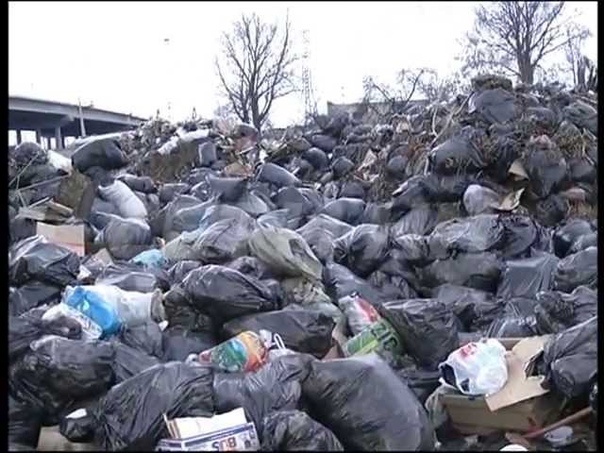 Попытка властей спрятать мусор привела к