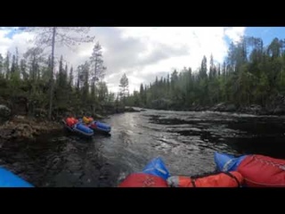 порог Прыжок /река Красненькая/ #360  #гдепоплавать #кольский