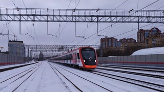 Электропоезд ЭГ2Тв-029 Иволга на перегоне Кунцево-I - Одинцово