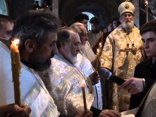 Отпевание протоиерея Александра Пивоварова