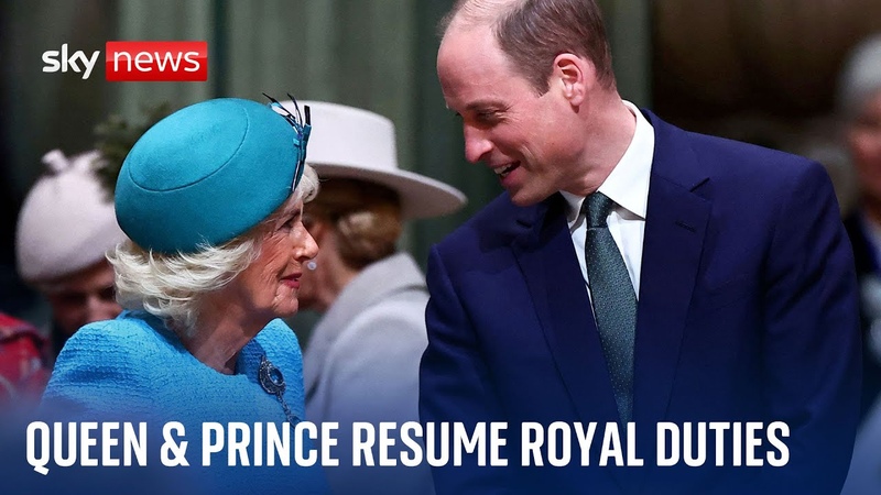Queen Prince William resume Royal duties as King Princess of Wales continue cancer