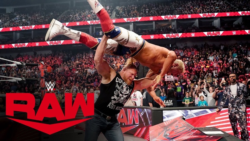 Brock Lesnar smashes Cody Rhodes through the announce table: Raw highlights, May 8,