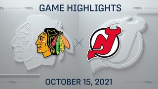 NHL Highlights | Blackhawks vs. Devils - Oct. 15, 2021