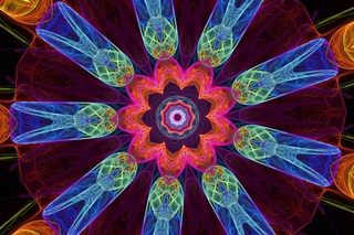 Splendor of Color Kaleidoscope Video v1.3 (Hypnotic Visuals to Relaxing Ambient Meditation Music)