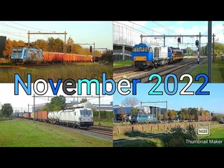 Treinen langs Barneveld en Terschuur - November 2022