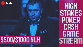 $500/$1000 Action TonyG | Rahul | borntotilt | trueteller | MMAsherdog High Stakes Poker Cash Game
