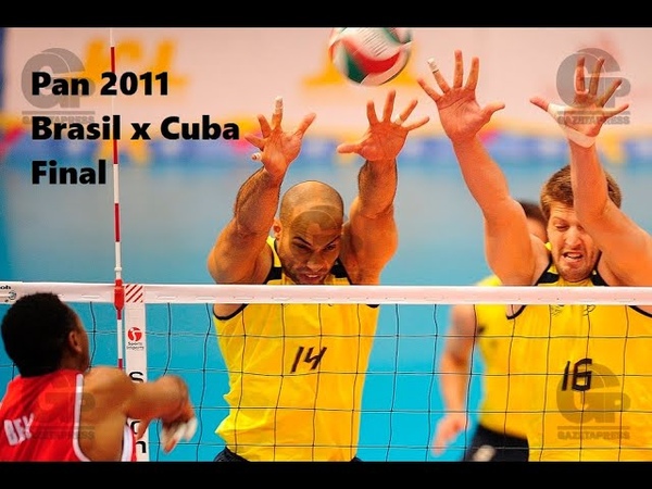 PAN 2011 ( Final) Brasil x Cuba Vôlei