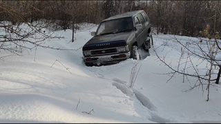 Nissan terrrano  и Nissan Patrol. Две легенды. Кто круче по снегу
