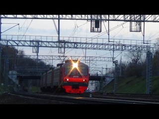 Электропоезд ЭД4М-0316 сообщением Москва - Пушкино