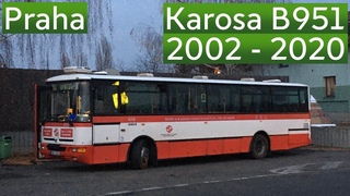 Последний день эксплуатации автобусов Karosa B951 в Праге