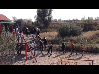 CK Raptors на Хрящёвка challenge 2015. Детская площадка