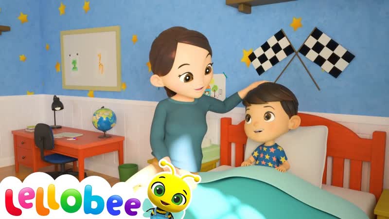 Sick Song with Ollie, Nursery Rhymes for Kids 123s