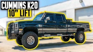 Diesel Swapped Squarebody 10 Inch Lift Fabrication - Cummins Chevy K20 Ep. 1