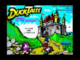 Duck Tales: Webby to the Rescue! (2021) Walkthrough, ZX Spectrum