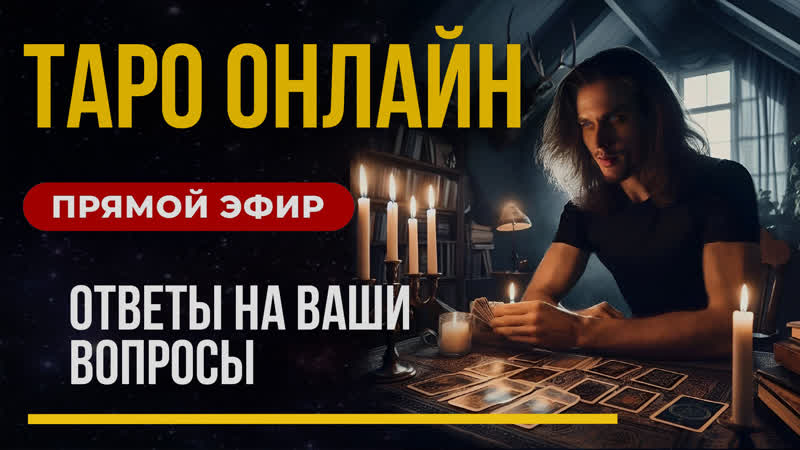ТАРО ОНЛАЙН в прямом эфире Ответы на ваши вопросы из чата.