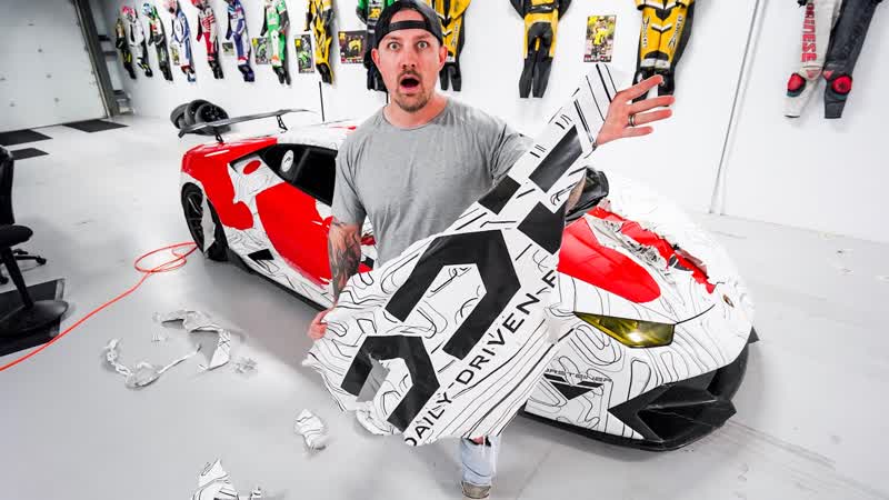UNWRAPPING MY SUPERCHARGED LAMBORGHINI HURACAN