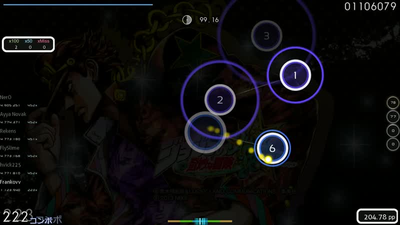 Frankovv, JO STARS TOMMY, Coda, JIN Jo Jo Sono Chi no Kioku end of THE WORLD STAR PLATINUM + NM