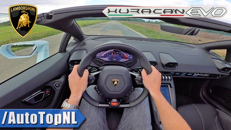 LAMBORGHINI Huracan EVO Spyder LOUD POV Test Drive by Auto Top