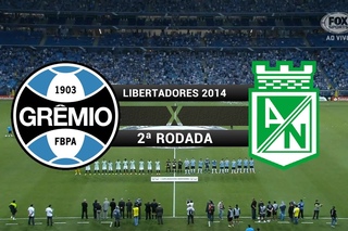 Gols - Grêmio 3 x 0 Atlético Nacional (COL) - Libertadores 2014  - 25/02/2014