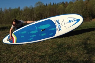 Обзор надувной SUP доски Shark 11’ для SUP серфинга