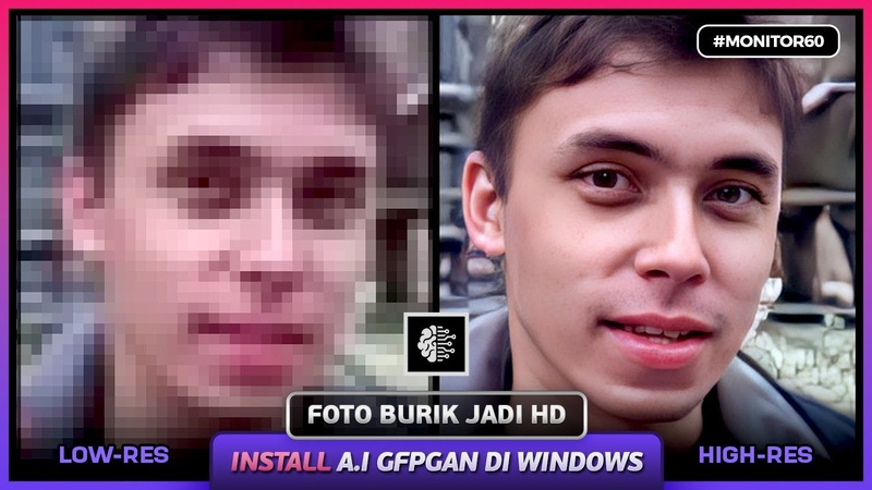 Face Restoration How To Install A. I GFPGAN on